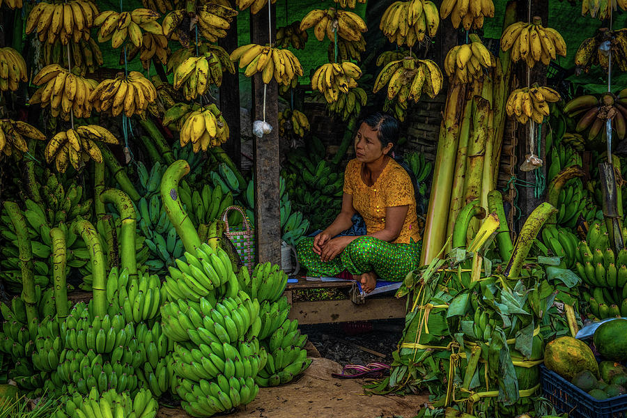 The Banana Vendor Photograph by Chris Lord
