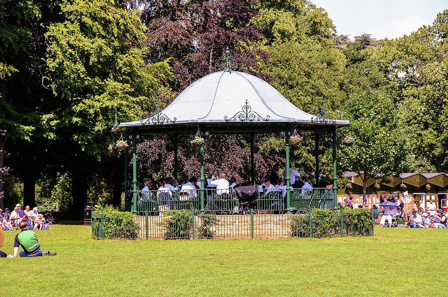 The band in the Park Photograph by Gordon James