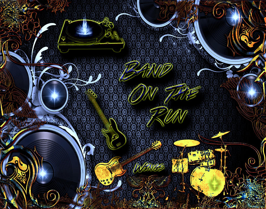The Band On The Run Digital Art by Michael Damiani