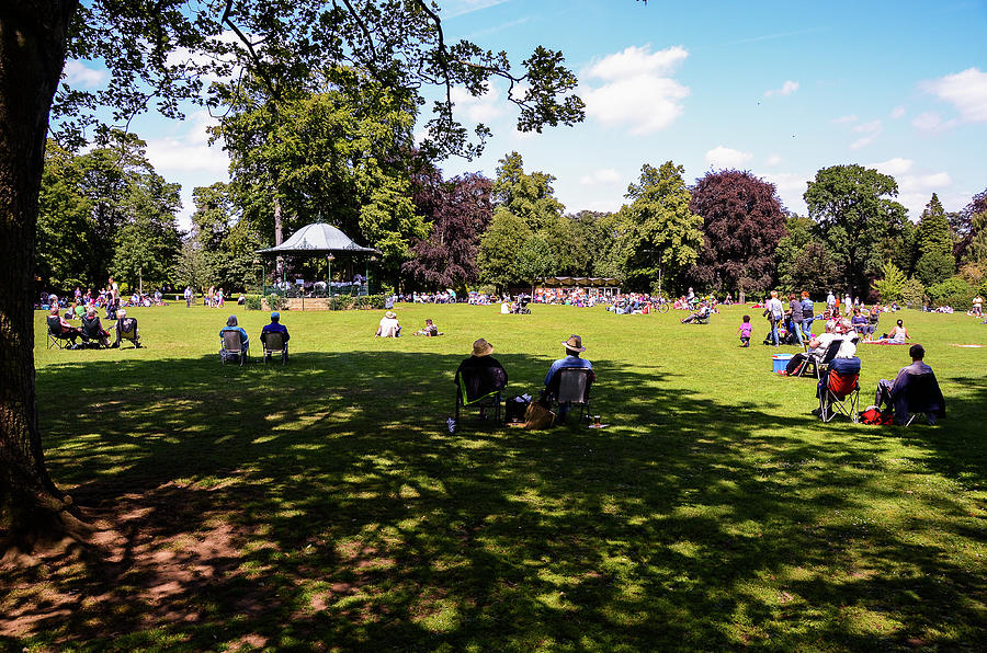 The Bandstand from the Shade Photograph by Gordon James
