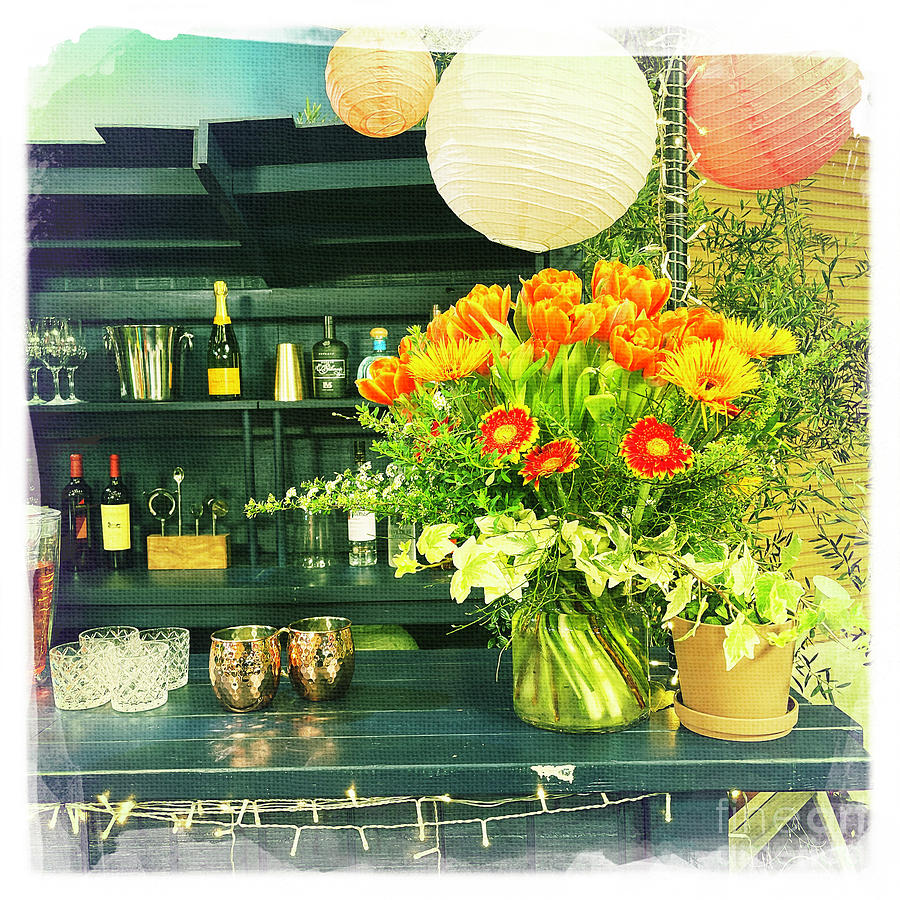 The Bar With Flowers Photograph by Nina Prommer