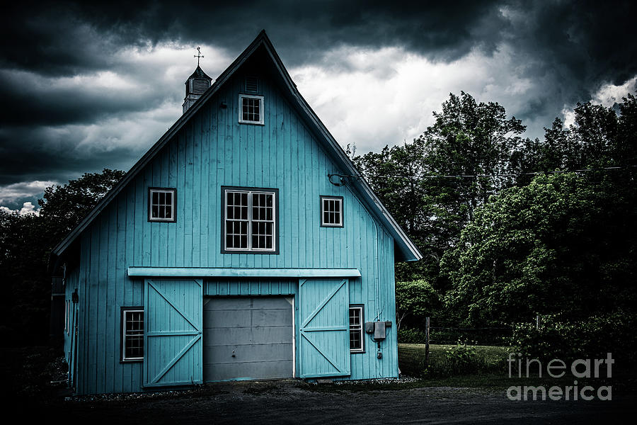 The Barn Blues Photograph by Edward Fielding