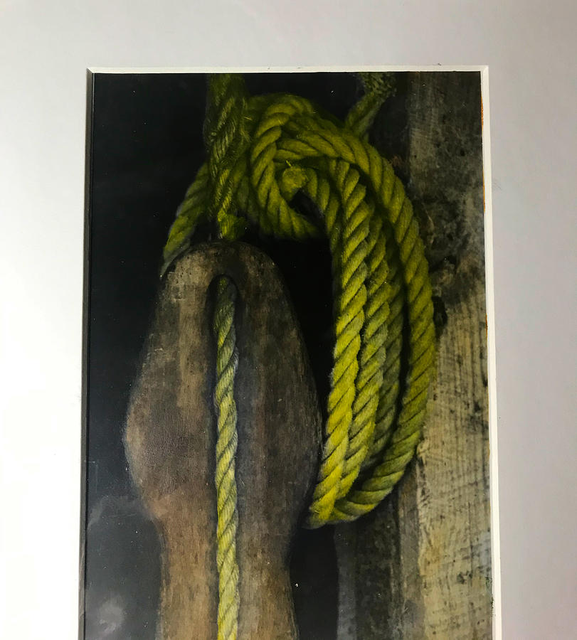 The Barn Rope Photograph by Jean Wolfrum