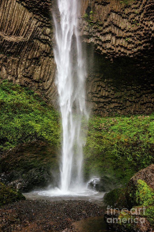 The Base of LaTourell Falls  Photograph by Scott Pellegrin