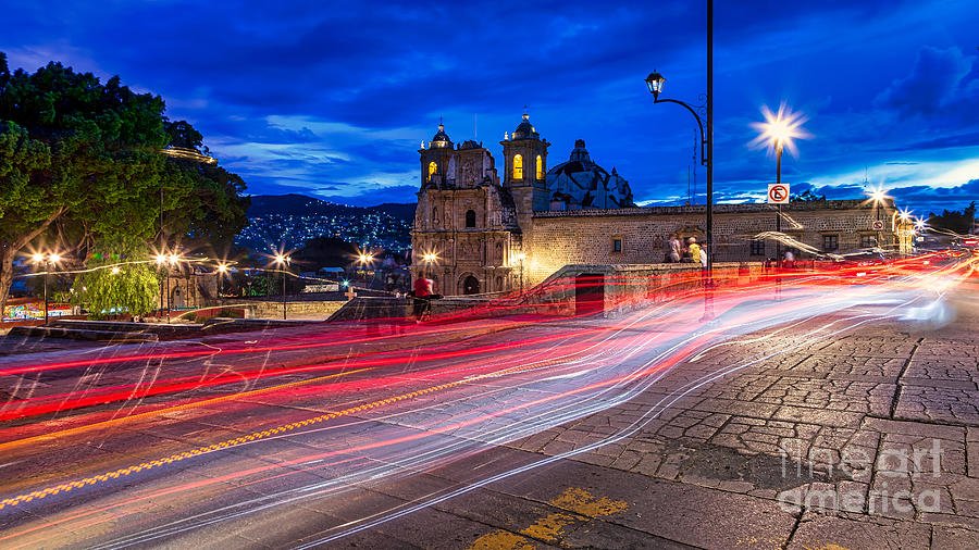 The Basilica de Nuestra Senora de la Soledad in Oaxaca, Mexico Photograph by Sam Antonio
