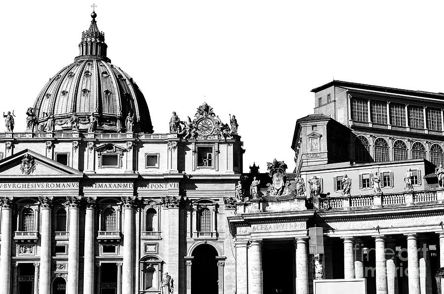 The Basilica in Vatican City Rome Photograph by John Rizzuto