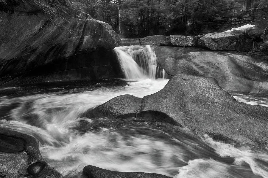 The Basin, Black and White Photograph by Michael Hubley
