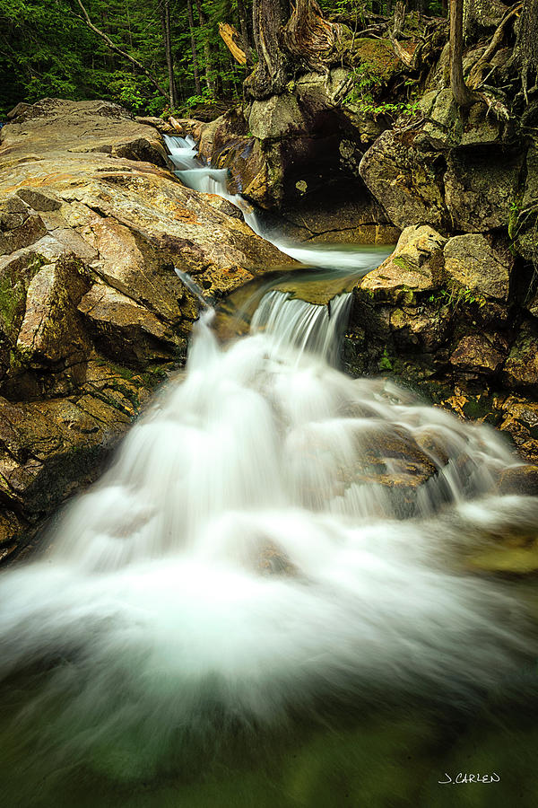 The Basin Falls Photograph by Jim Carlen