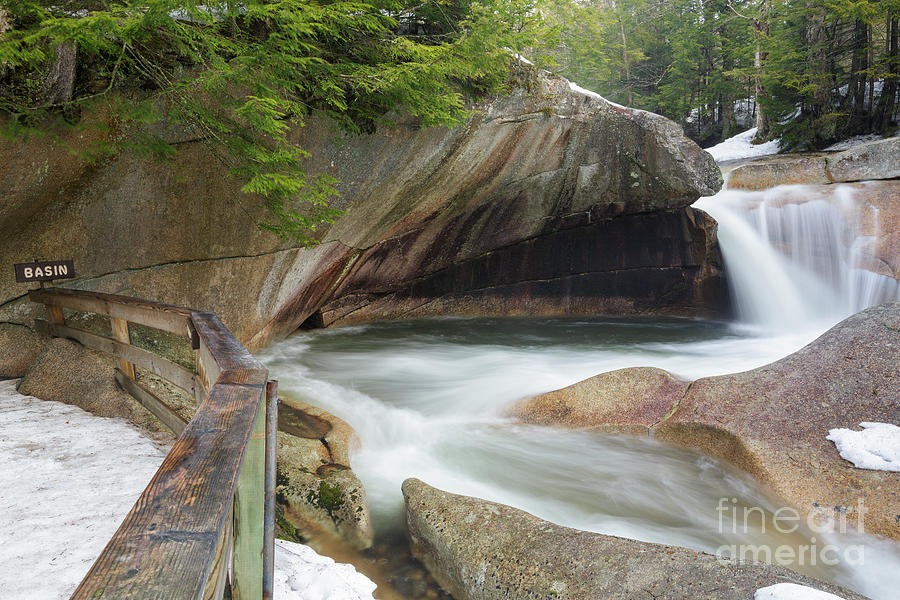 Landscape Photograph - The Basin - Franconia Notch State Park New Hampshire by Erin Paul Donovan