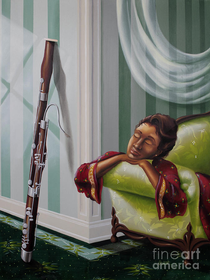 The Bassoonist Painting by Clement Bryant