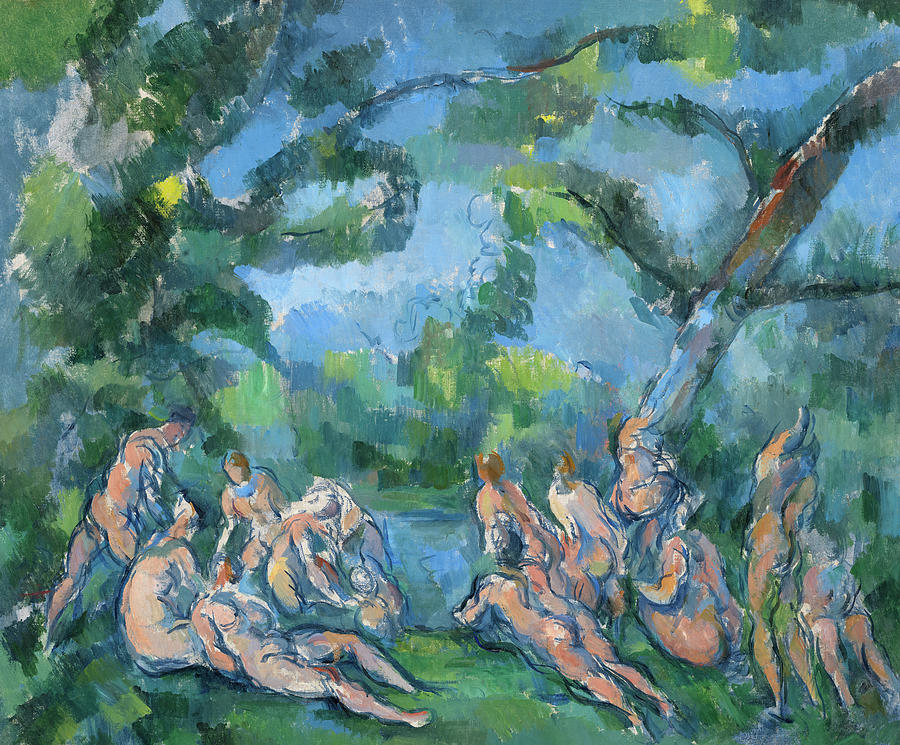 Paul Cezanne Painting - The Bathers, 1899-1904 by Paul Cezanne