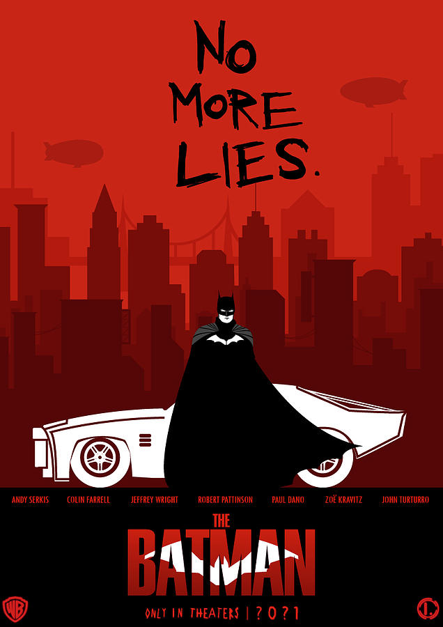 The Batman Illustration Poster Digital Art by Arya Pandey - Fine Art ...