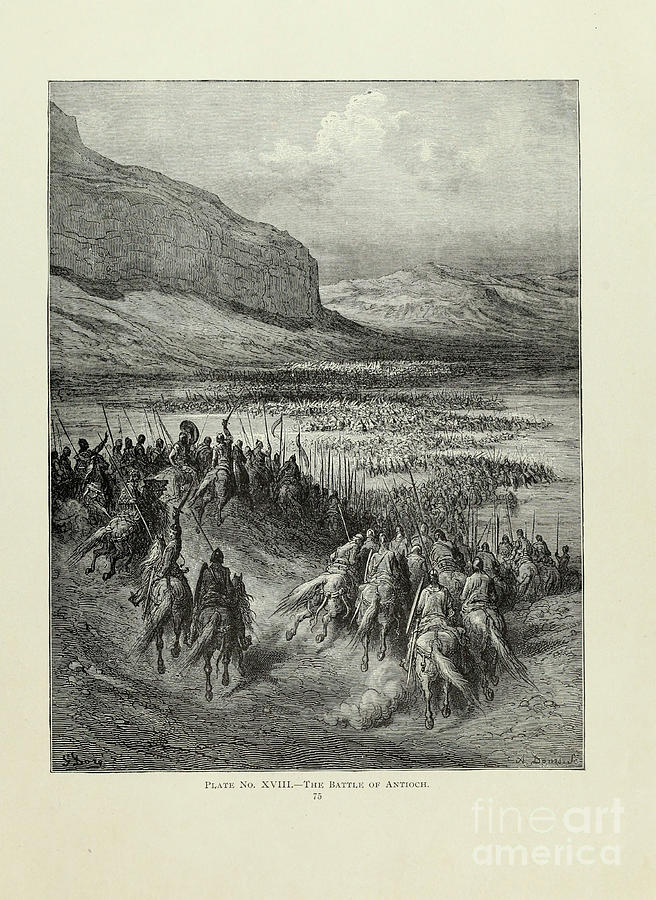 The Battle of Antioch by Dore v1 Photograph by Historic illustrations