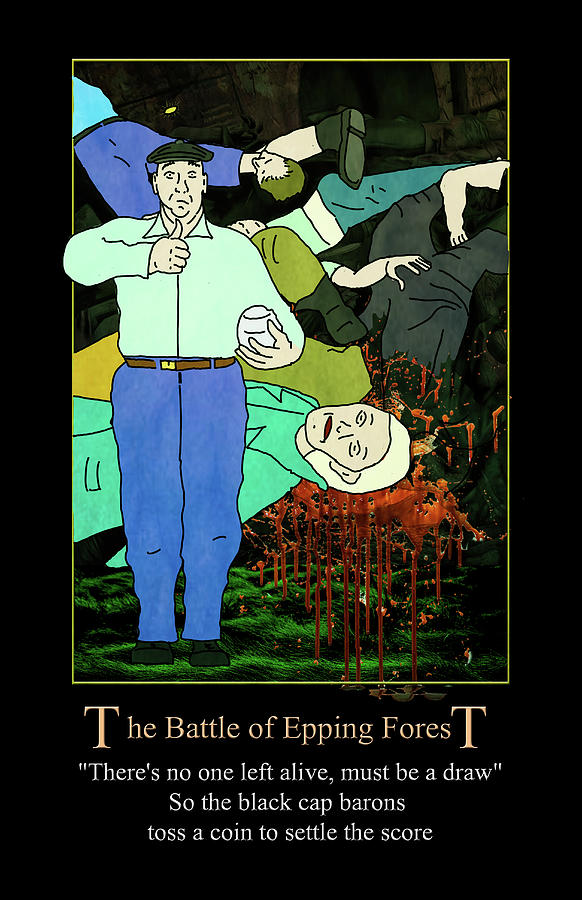 The Battle of Epping Forest Digital Art by John Haldane