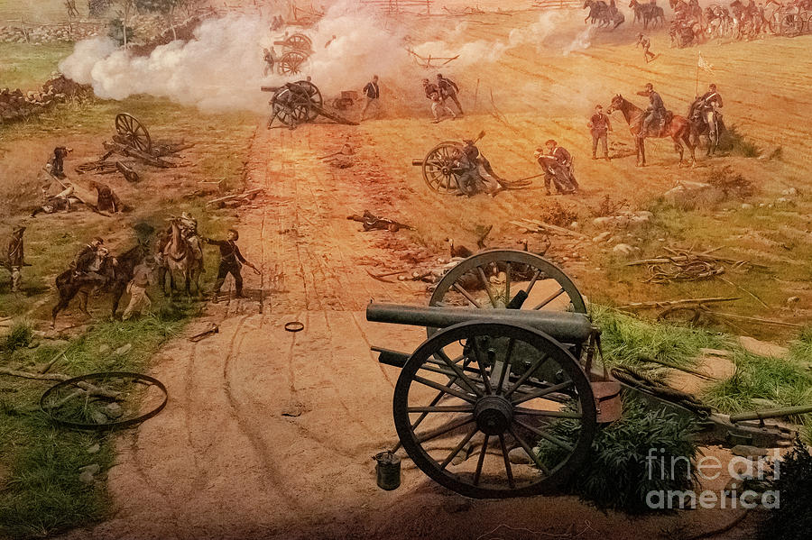 The Battle of Gettysburg Cyclorama Photograph by Bob Phillips