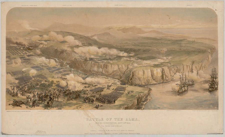 The Battle of the Alma From The French Position Septr th From Sketches ...