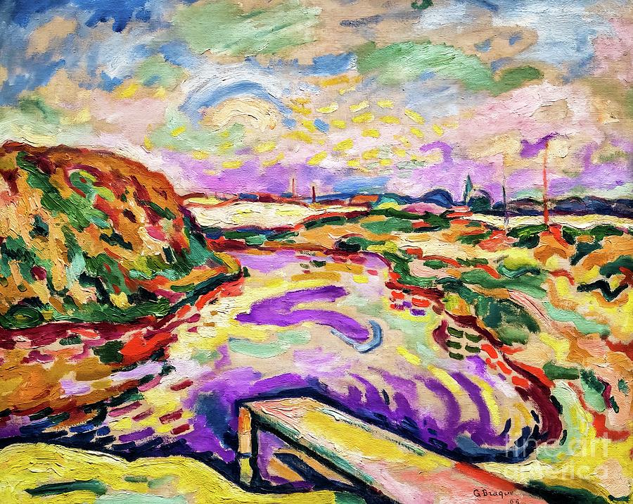 The Bay of Antwerp by Georges Braque 1906 Painting by Georges Braque