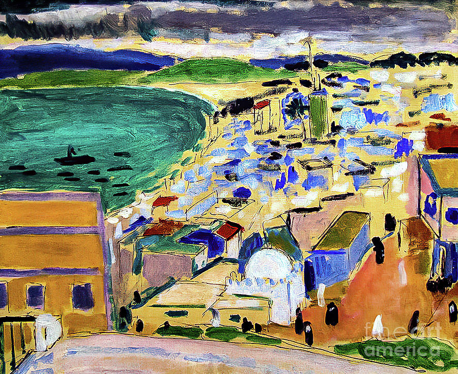 The Bay of Tangier by Henri Matisse 1912 Painting by Henri Matisse