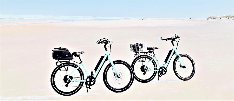 The Beach and Bikes Photograph by John Anderson