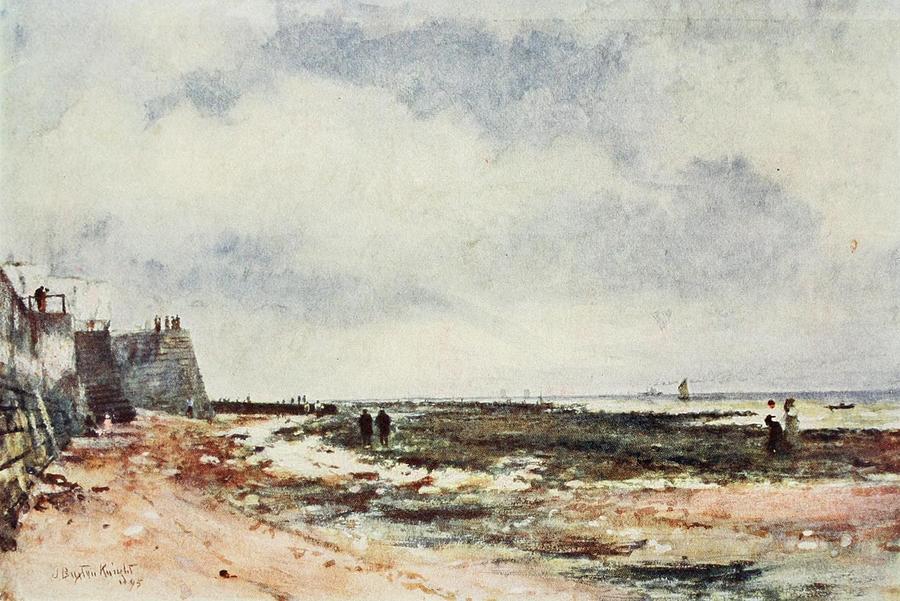 Landscape Painting - The Beach at Ramsgate by John Buxton Knight