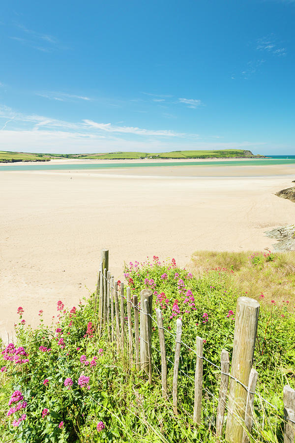 The beach at Rock, near Padstow, Cornwall Photograph by Justin Foulkes