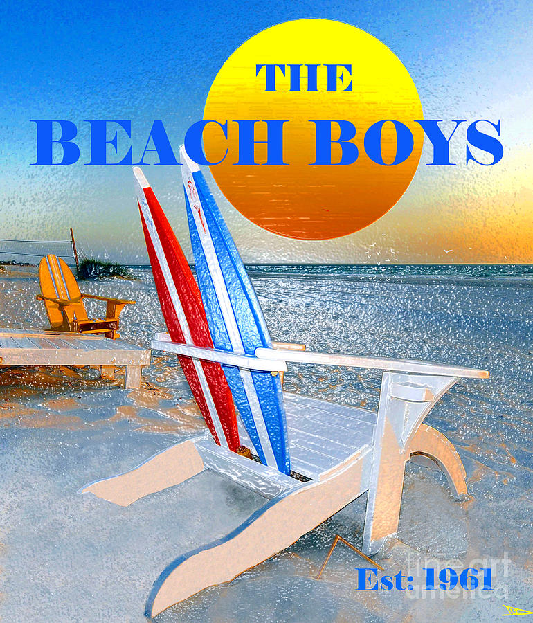 The Beach Boys Est 1961 Mixed Media by David Lee Thompson