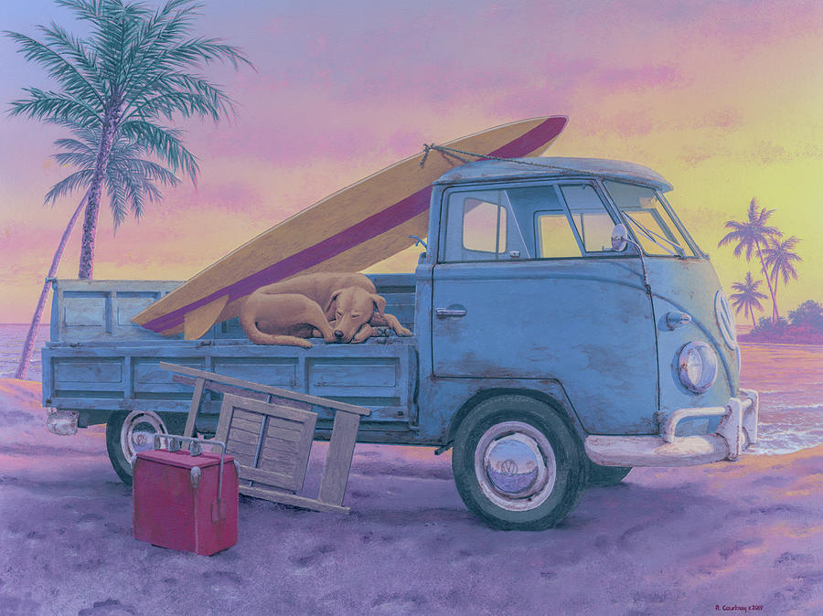 The Beach Boys Painting by Richard Courtney