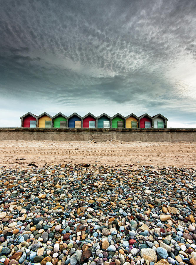 The Beach Huts Photograph by Anita Nicholson