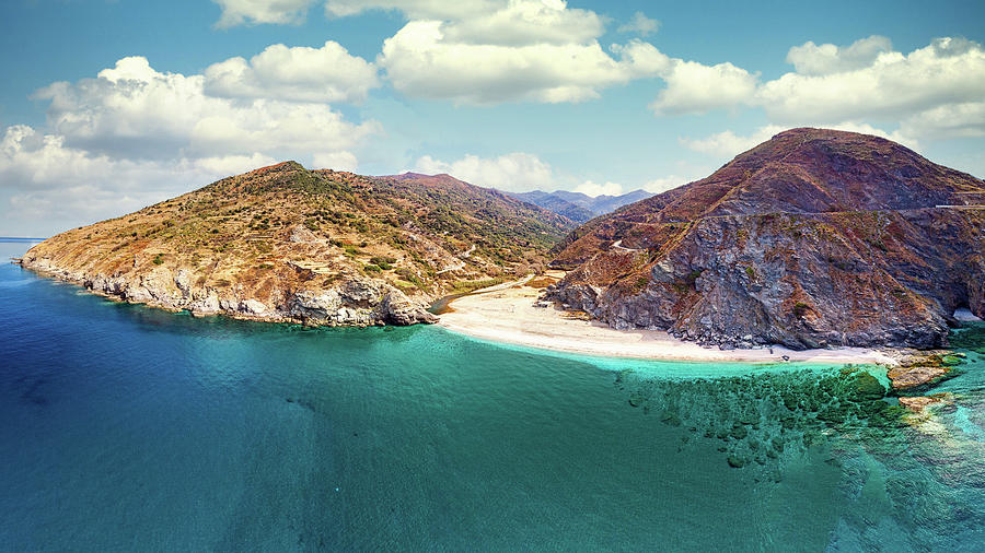 The beach Kallianos in Evia, Greece Photograph by Constantinos Iliopoulos