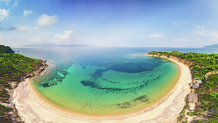 The beach Mandraki in Skiathos, Greece Photograph by Constantinos Iliopoulos