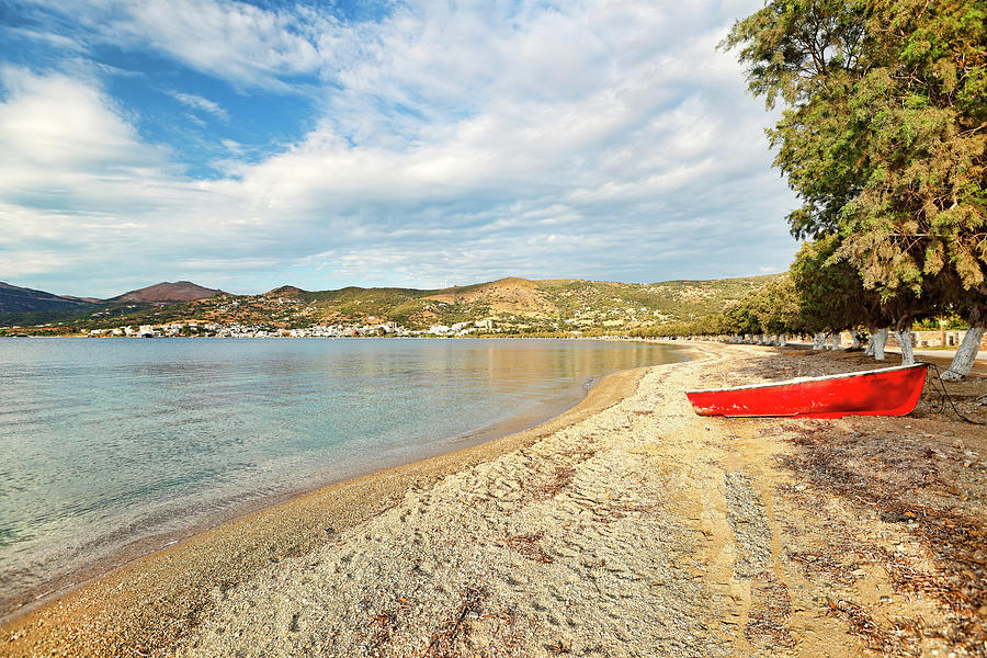 The beach of Marmari in Evia island, Greece Photograph by Constantinos Iliopoulos