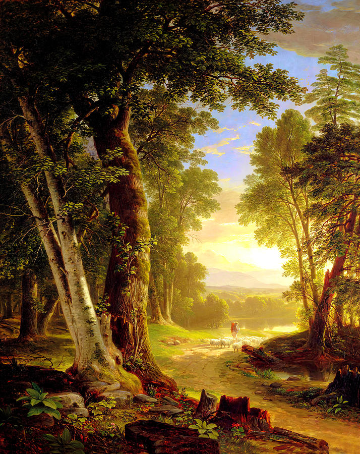 The Beaches Painting by Asher Brown Durand