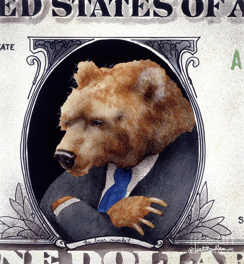 The Bear Market... Painting by Will Bullas