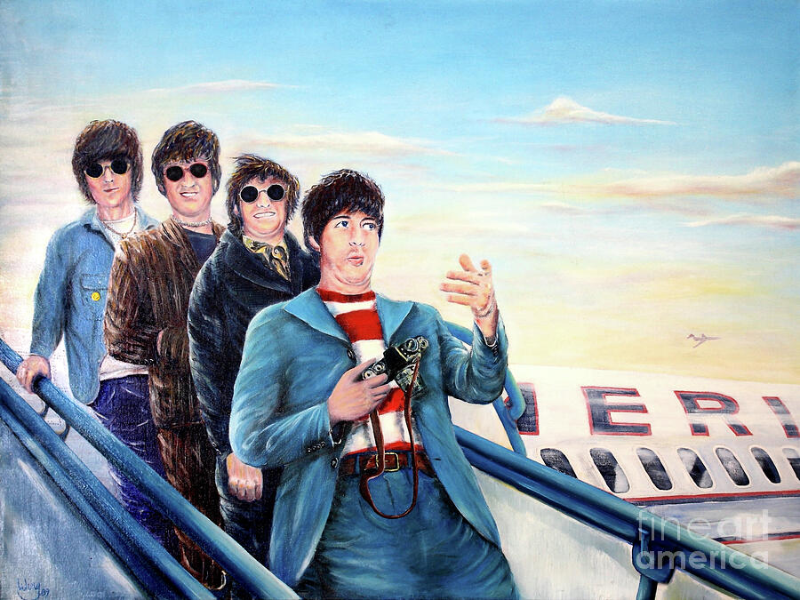 The Beatles 1989 7D1490 Painting by Wingsdomain Art and Photography