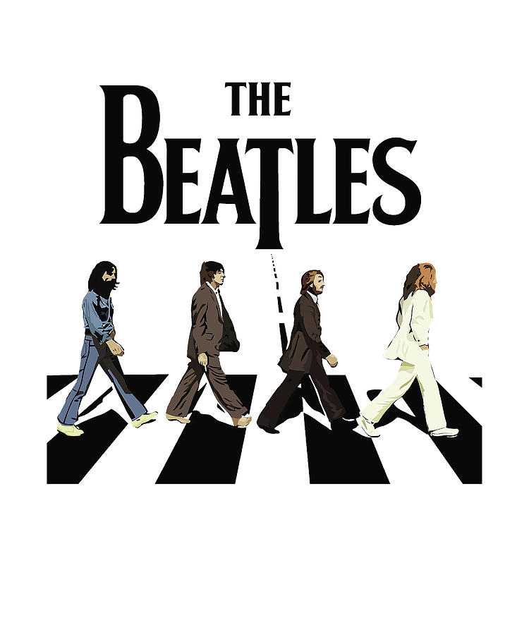 The Beatles Abbey Road Digital Art by Roya Steward - Fine Art America