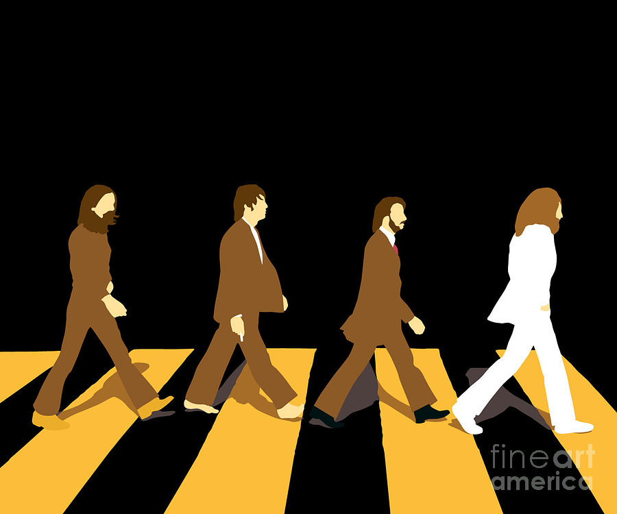 the Beatles Abbey Road Digital Art by Deva Milano - Pixels