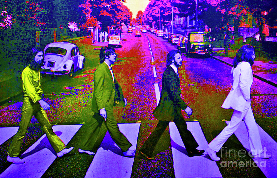 The Beatles Colors Painting by Kathleen Artist PRO