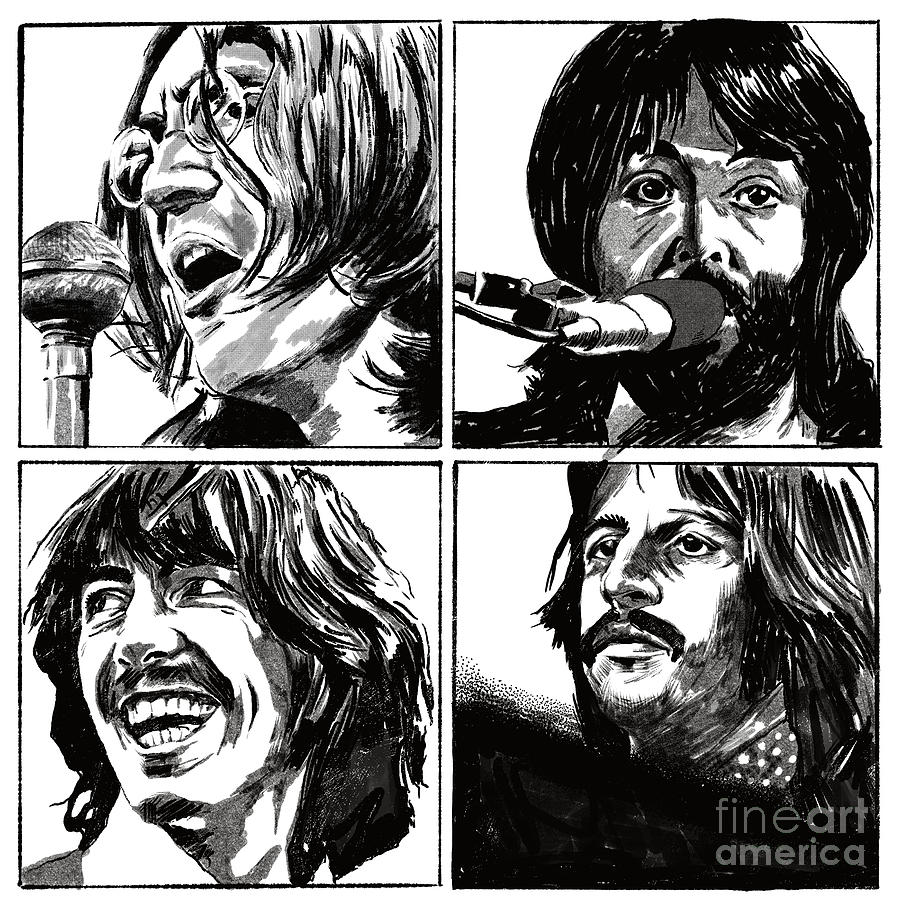 The Beatles cover Digital Art by Empty St - Fine Art America