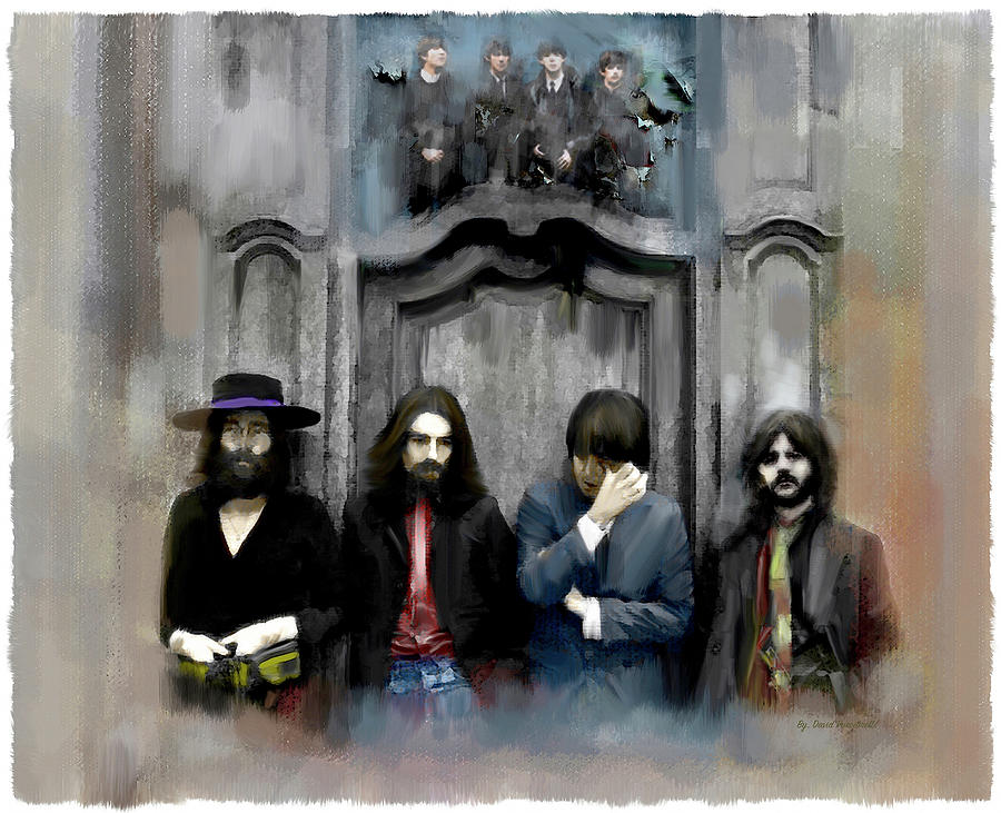 The Beatles  Discontent  II Painting by Iconic Images Art Gallery David Pucciarelli