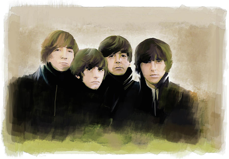 The Beatles Eye Of The Storm Painting by Iconic Images Art Gallery David Pucciarelli