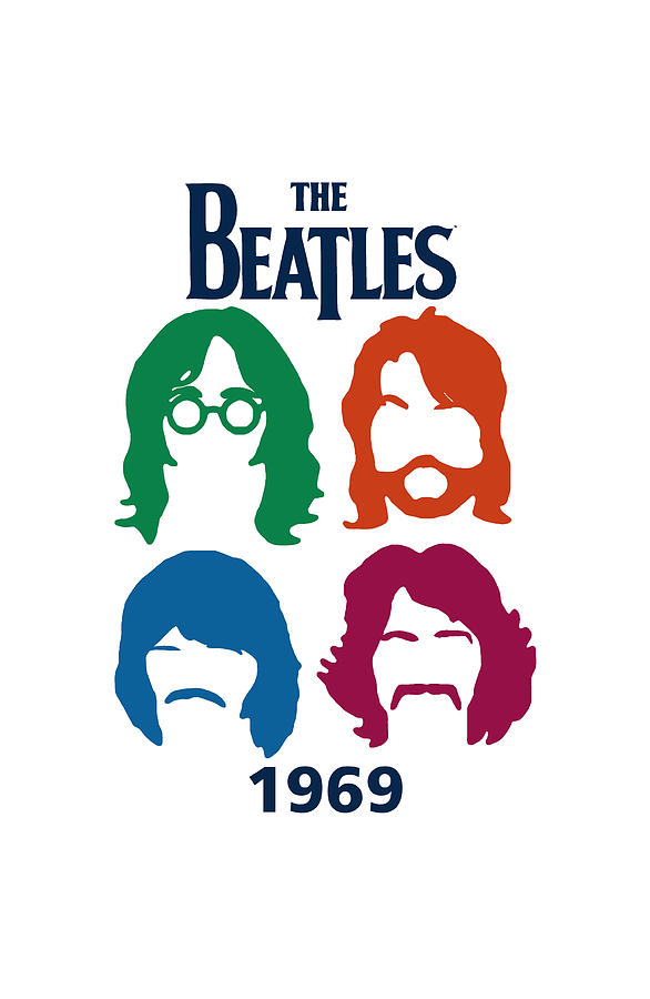 The Beatles Hair Logo 1969 Come Together Drawing Hard Days Night, Help ...