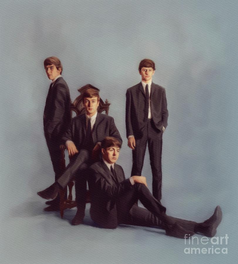 The Beatles Painting by Esoterica Art Agency