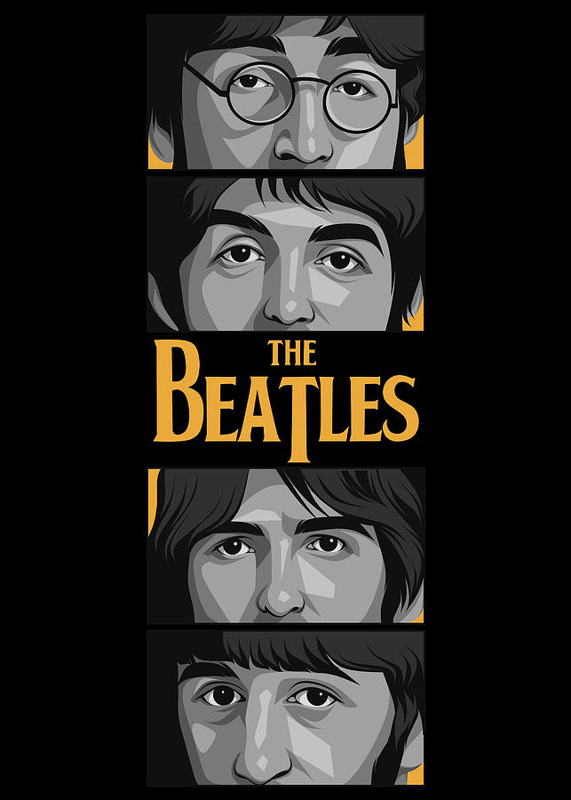 The Beatles Digital Art by Mahfudz Design - Fine Art America