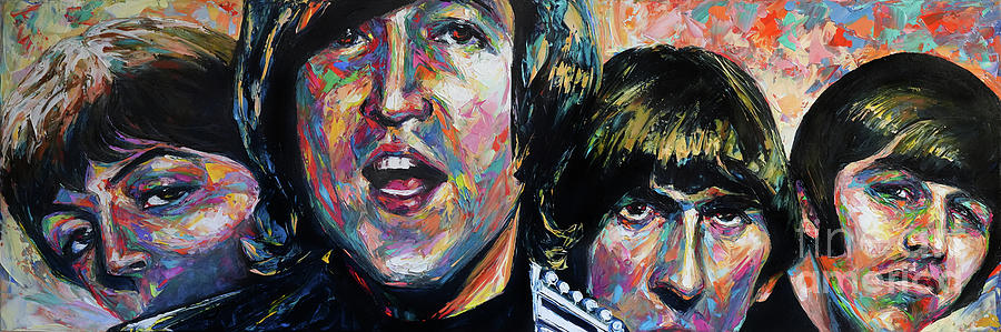The Beatles Painting by Natasha Mylius - Fine Art America
