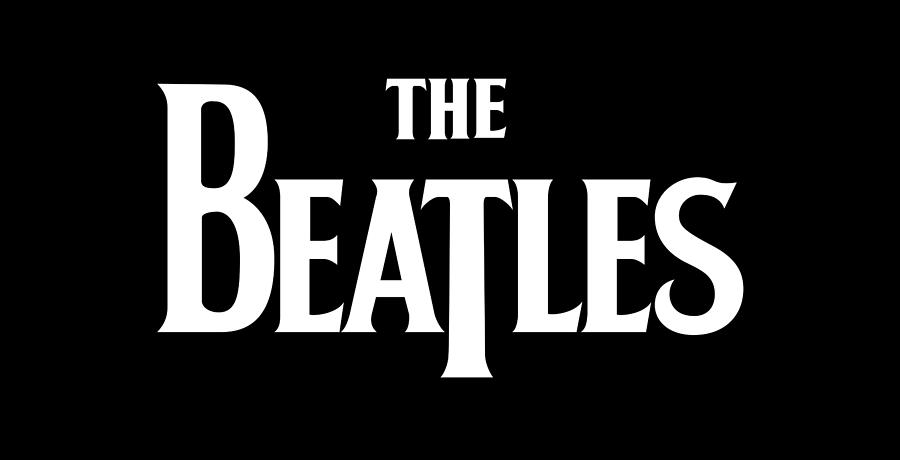 The Beatles Official Original Logo White Logotype Transparent ...