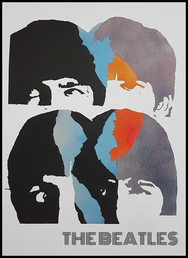 John Lennon Painting - The Beatles by Paul Lovering