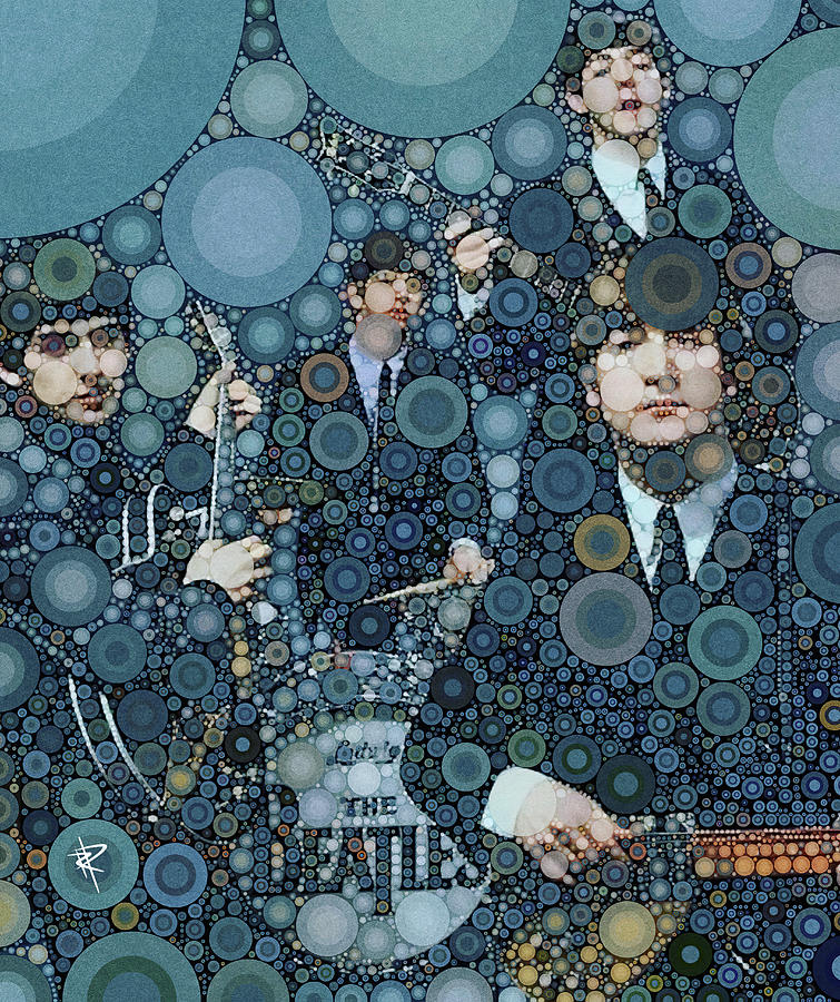 The Beatles Pop Art Mixed Media by Russell Pierce