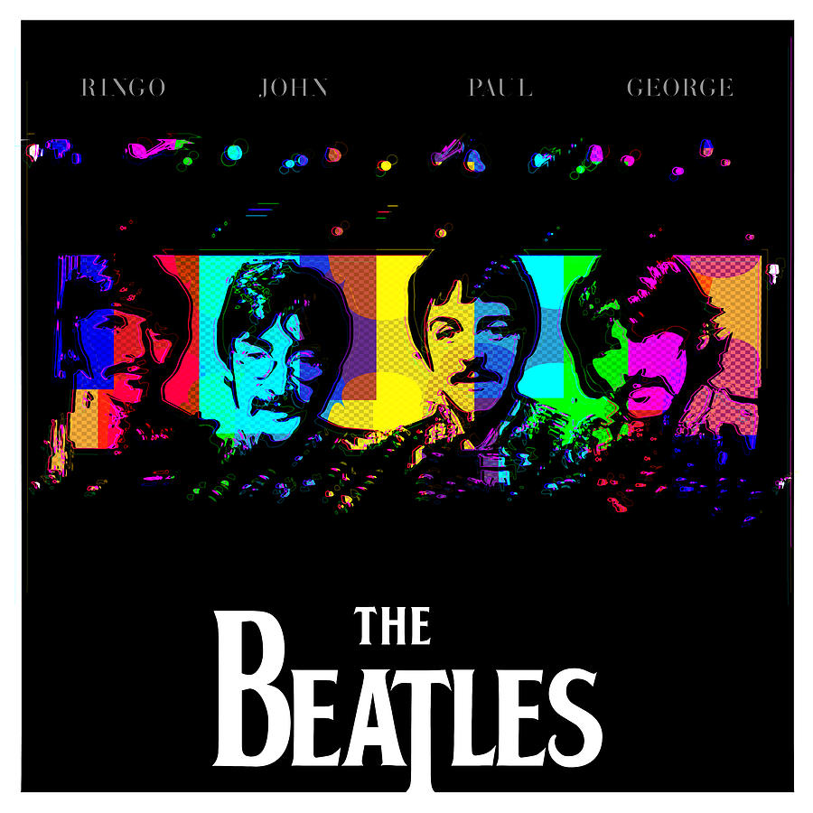 The Beatles Pop Digital Art by Pop Art World - Pixels