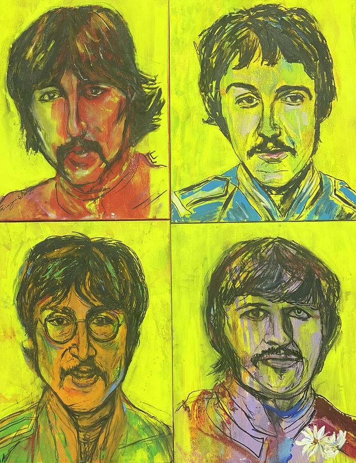 The Beatles Painting by Rachel Bonacquisti - Fine Art America