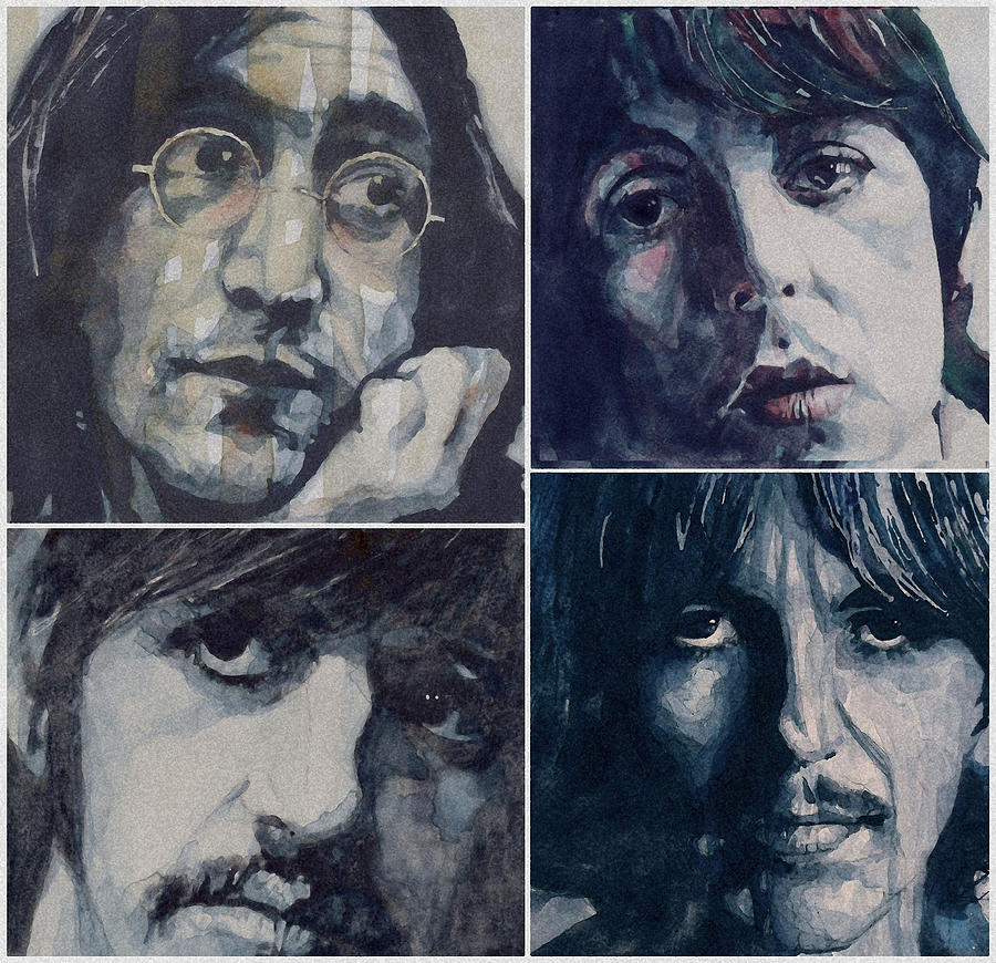 The Beatles - Reunion Painting by Paul Lovering